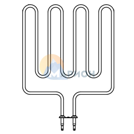 ТЭН для печи Харвия-К ZSL-313 2000Вт.